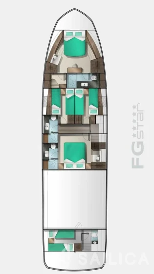 Galeon 640 Fly - Yacht Charter Sailica