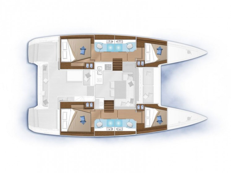 Lagoon 40 - 4 + 2 cab  - Yacht Charter Sailica