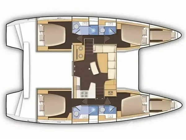 Lagoon 450  Flybridge - Yacht Charter Sailica