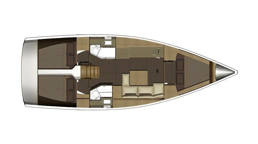 Dufour 382 GL - Yacht Charter Sailica