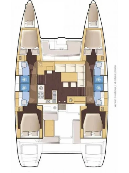 Lagoon 46  - Yacht Charter Sailica