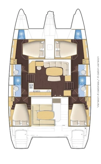 Lagoon 421 - Yacht Charter Sailica