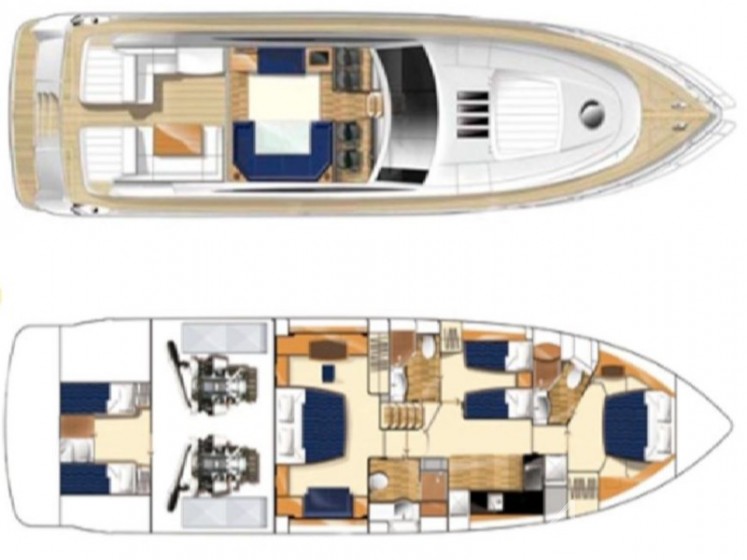Princess V70 - Yacht Charter Sailica