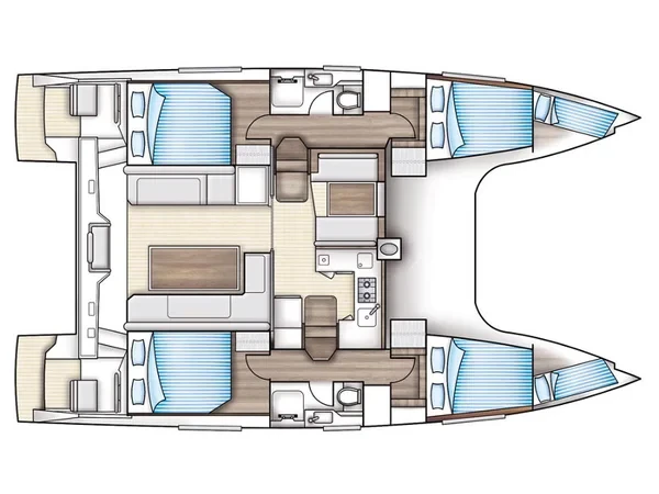 Nautitech 40 open NEW - 4 + 2 cab. - Yacht Charter Sailica