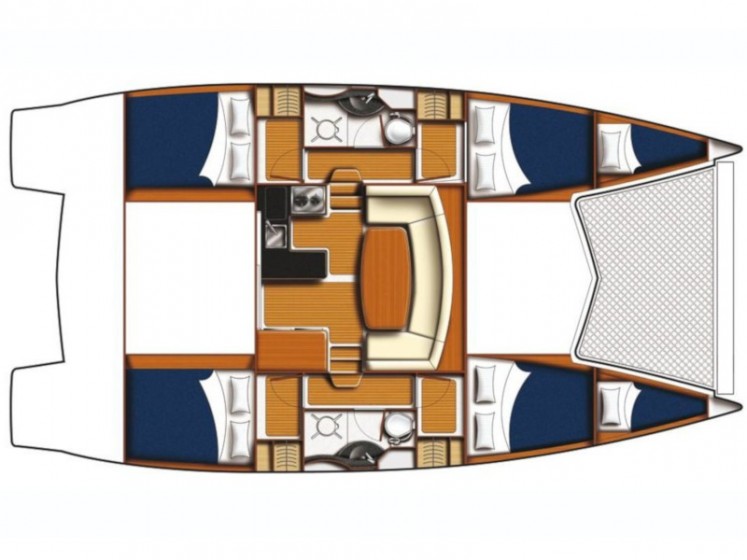 Leopard 39 PC - 4 + 2 cab. - Yacht Charter Sailica