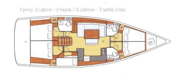 Oceanis 48 - Photo #16 Oceanis 48 - Yacht Charter Sailica