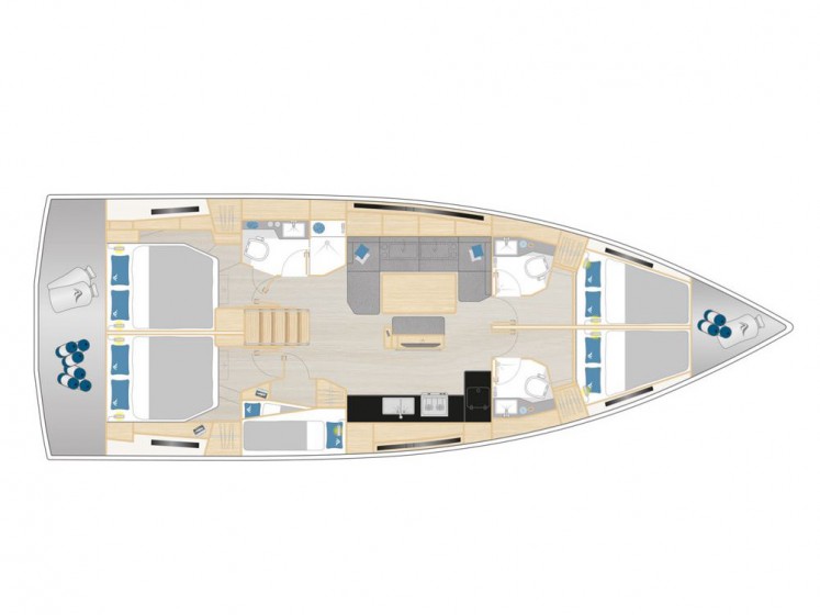 Hanse 460 - Yacht Charter Sailica