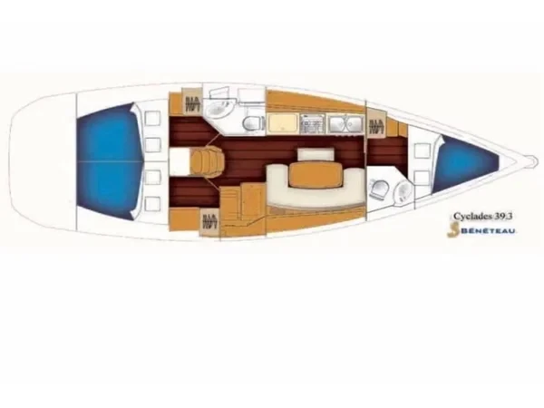 Cyclades 39.3 - Yacht Charter Sailica