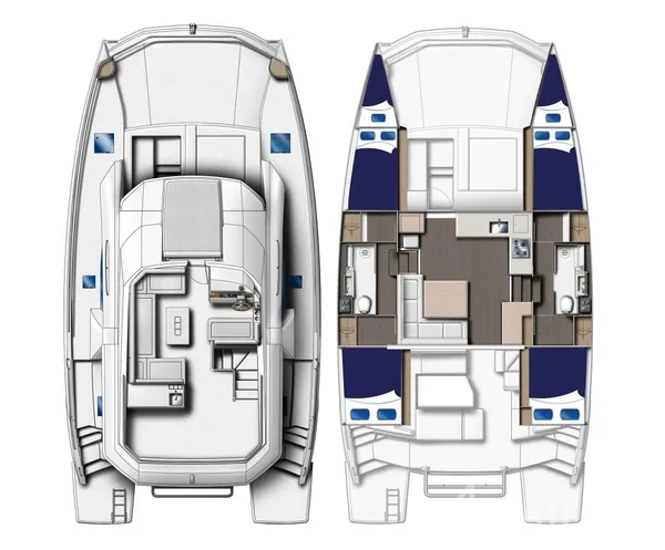Leopard 434 - 4 + 2 cab. - Yacht Charter Sailica