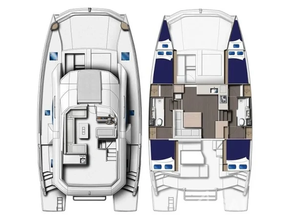 Leopard 434 - 4 + 2 cab. - Yacht Charter Sailica