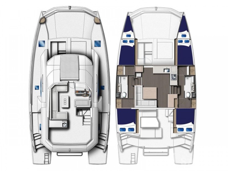 Leopard 434 - 4 + 2 cab. - Yacht Charter Sailica