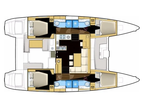 Lagoon 450  Flybridge - Yacht Charter Sailica