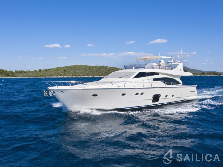 Ferretti 681 - Yacht Charter Sailica