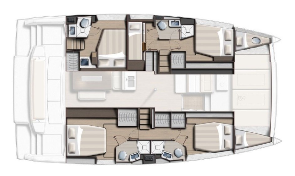 Bali 4.6 - Photo #10 Bali 4.6 - Yacht Charter Sailica