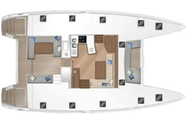 Lagoon 450  Flybridge - Yacht Charter Sailica