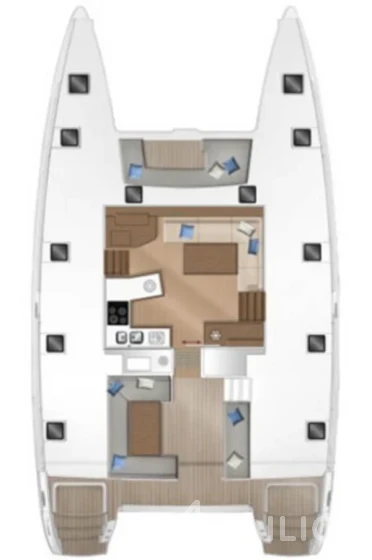 Lagoon 450  Flybridge - Yacht Charter Sailica