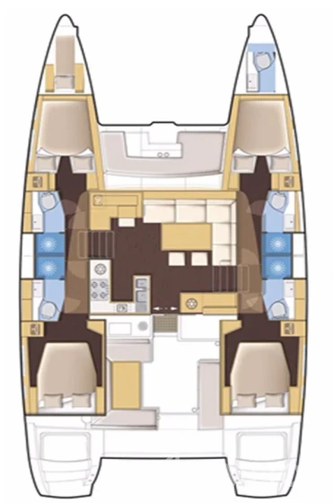 Lagoon 450  Flybridge - Yacht Charter Sailica