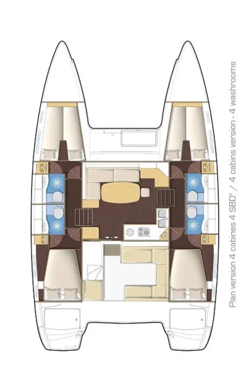 Lagoon 400 S2 - Yacht Charter Sailica