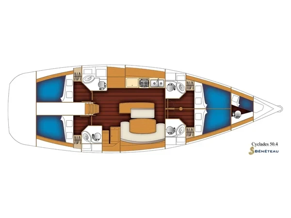 Cyclades 50.4 - Yacht Charter Sailica