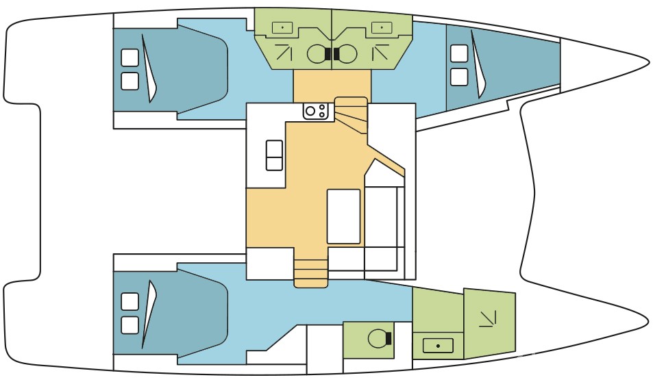 Lucia 40 - 3 cab. - Yacht Charter Sailica