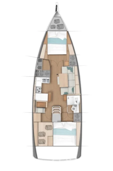 Sun Odyssey 440 - Yacht Charter Sailica