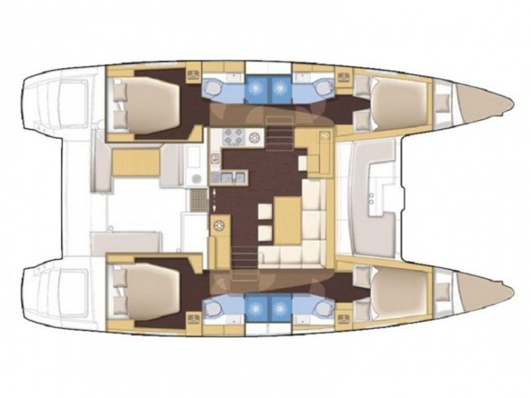 Lagoon 450  Flybridge - Yacht Charter Sailica