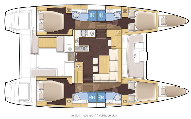 Lagoon 450  Flybridge - Yacht Charter Sailica