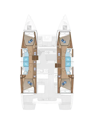 Lagoon 46  - Photo #33 Lagoon 46  - Yacht Charter Sailica