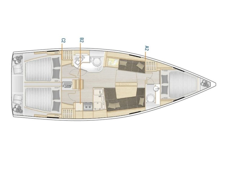 Hanse 388 - Photo #14 Hanse 388 - Yacht Charter Sailica