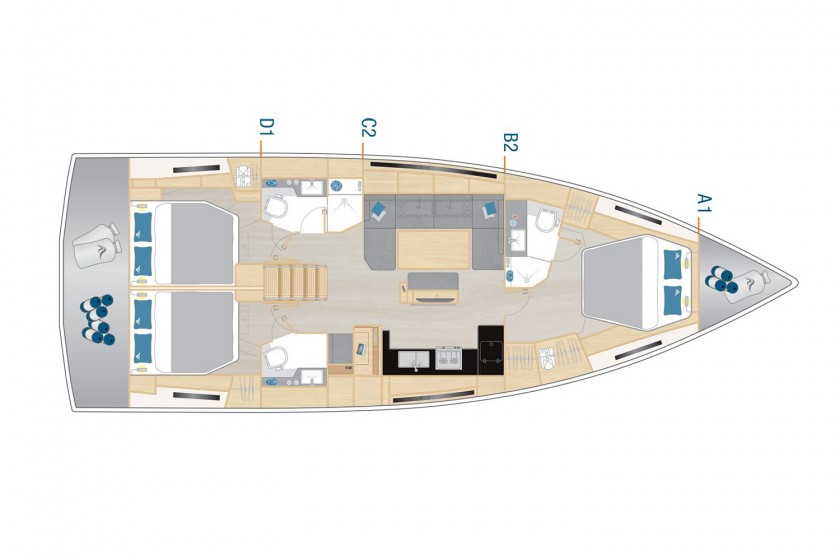 Hanse 460 - Yacht Charter Sailica