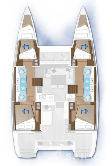 Lagoon 40 - Photo #45 Lagoon 40 - Yacht Charter Sailica