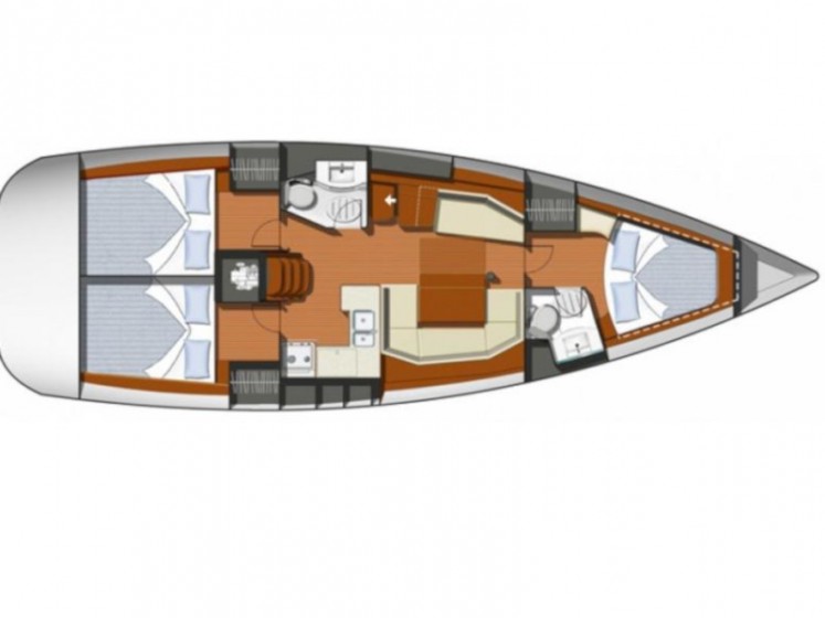 Sun Odyssey 42 i - Yacht Charter Sailica