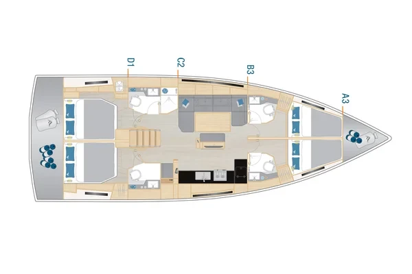 Hanse 460 - Yacht Charter Sailica