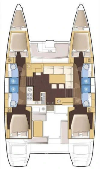 Lagoon 450  Flybridge - Yacht Charter Sailica