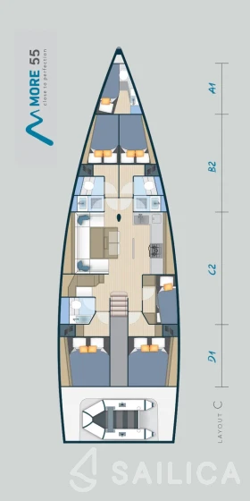 More 55 - Yacht Charter Sailica