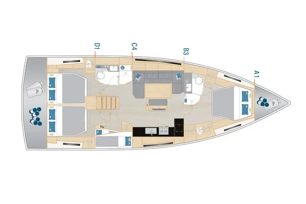 Hanse 460 - Yacht Charter Sailica