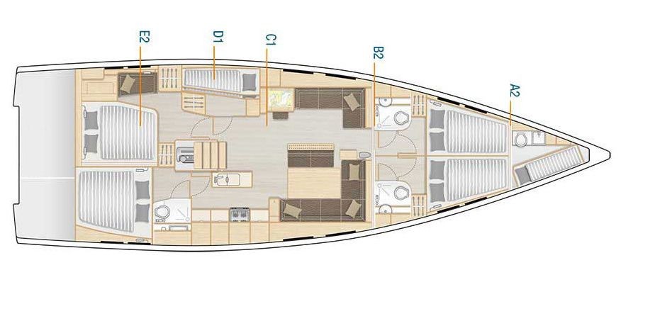 Hanse 548 - Yacht Charter Sailica