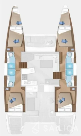 Lagoon 450  Flybridge - Yacht Charter Sailica