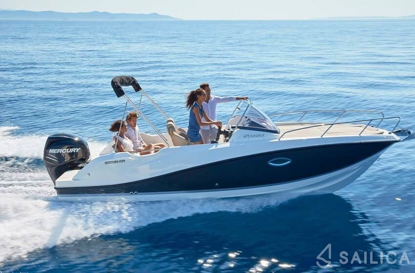 Quicksilver 675 Active Open  - Yacht Charter Sailica
