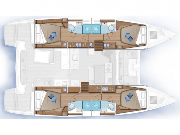 Lagoon 46  - Photo #2 Lagoon 46  - Yacht Charter Sailica
