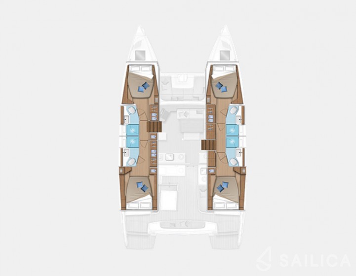 Lagoon 46 - 4 + 2 cab. - Yacht Charter Sailica