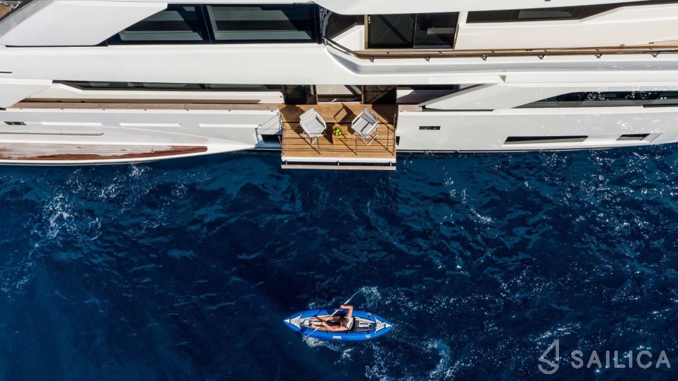 Ferretti Custom Line Navetta - Yacht Charter Sailica