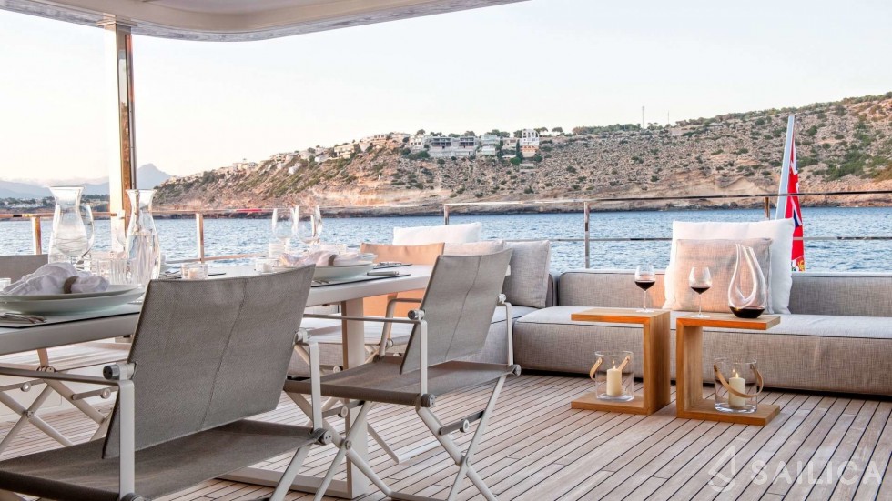 Ferretti Custom Line Navetta - Yacht Charter Sailica