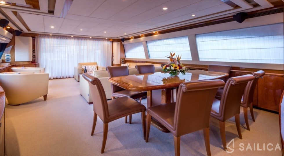 Ferretti 83 - Yacht Charter Sailica