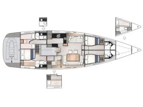 Jeanneau 65 - Yacht Charter Sailica