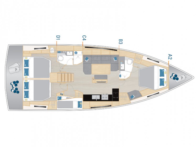Hanse 460 - Yacht Charter Sailica
