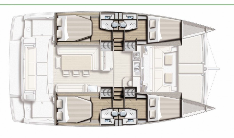 Bali 4.1 - Yacht Charter Sailica