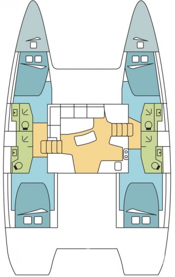 Lagoon 42 - 4 + 2 cab. - Yacht Charter Sailica