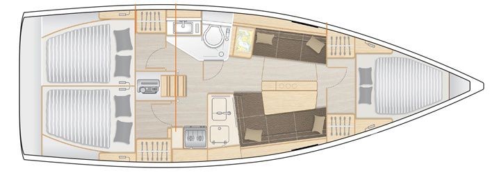 Hanse 345 - Yacht Charter Sailica