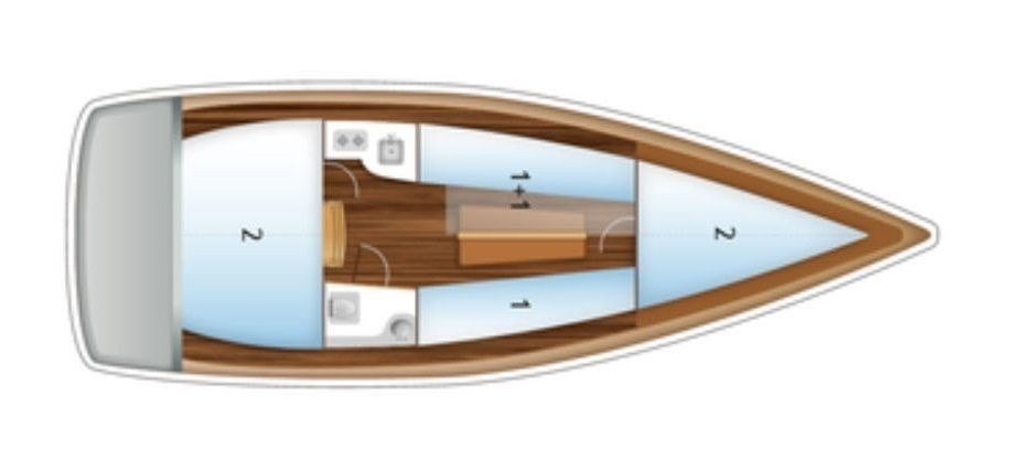 Sedna 26 Turist - Yacht Charter Sailica